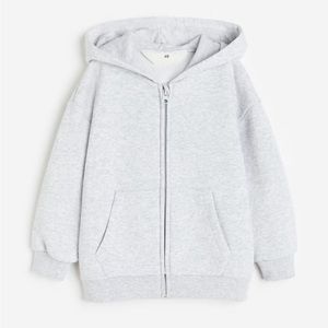 H&M Grey Zip-Up Hoodie